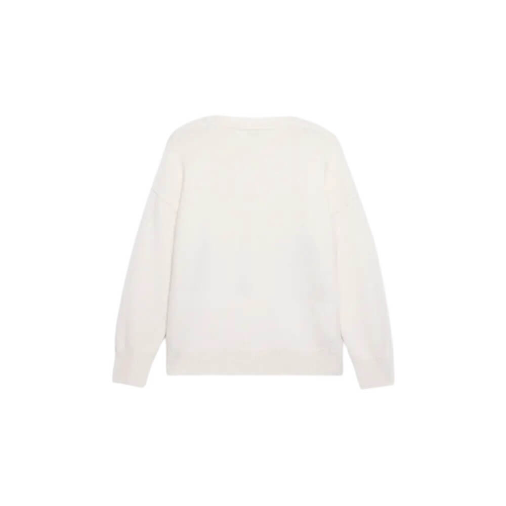 Mint Velvet Cream Wool Blend Flower Detail Jumper
